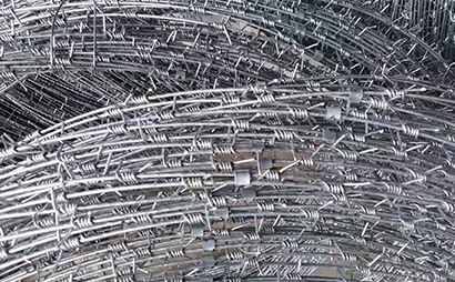 單股螺旋鋼絲刺網(蛇腹型) 單股螺旋鋼絲刺網(蛇腹型)